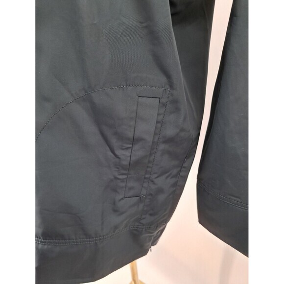 Eileen Fisher Womens Pullover Anorak Jacket Quarter 1/4 Zip Black Green Size XXS - Picture 8 of 9